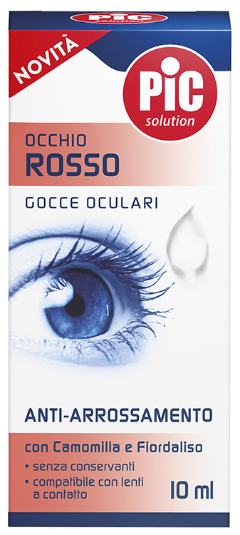 PIC GOCCE OCULARI OCCHIO ROSSO 10 ML - Antica Farmacia Ferrari