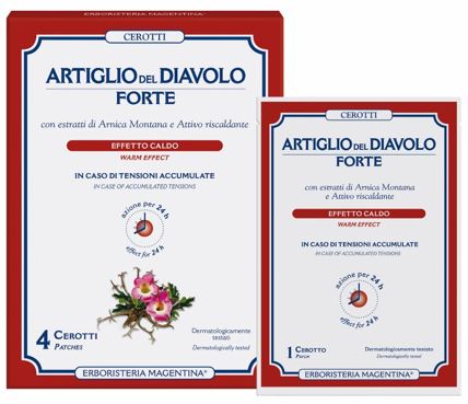 ARTIGLIO FORTE CEROTTI 4 PEZZI - Antica Farmacia Ferrari