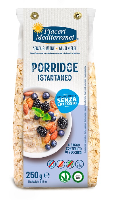 PIACERI MEDITERRANEI PORRIDGE 250 G - Antica Farmacia Ferrari