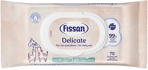 FISSAN SALVIETTE DELICATE NEW 70 PEZZI - Antica Farmacia Ferrari