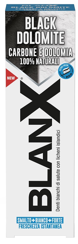 BLANX BLACK DOLOMITE DENTIFRICIO 75 ML - Antica Farmacia Ferrari
