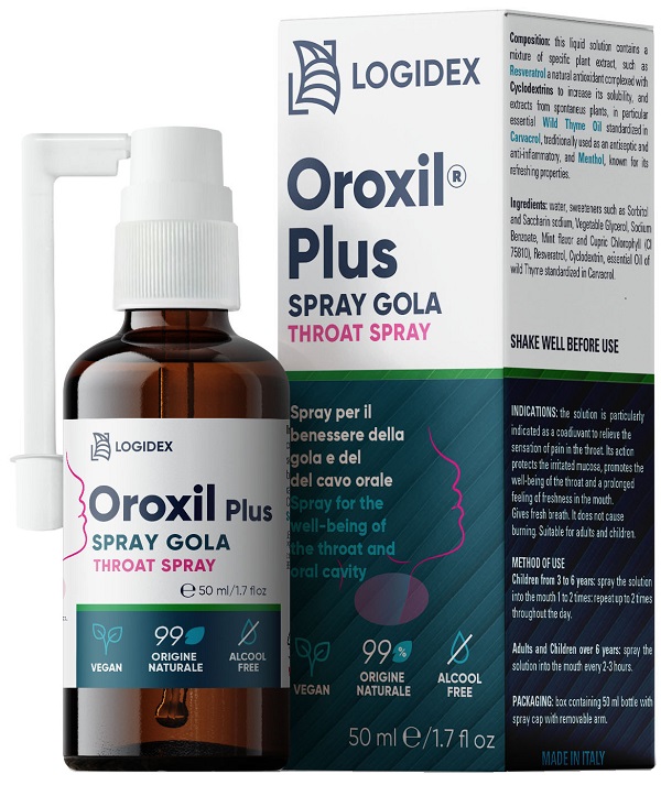 OROXIL PLUS SPRAY GOLA CAVO ORALE 50 ML - Antica Farmacia Ferrari