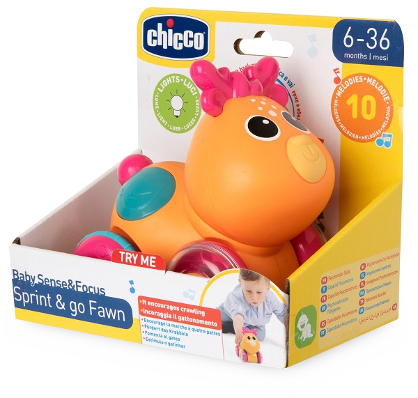 CHICCO GIOCO BABY SENSE&FOCUS CERBIATTO SPRINT&GO - Antica Farmacia Ferrari
