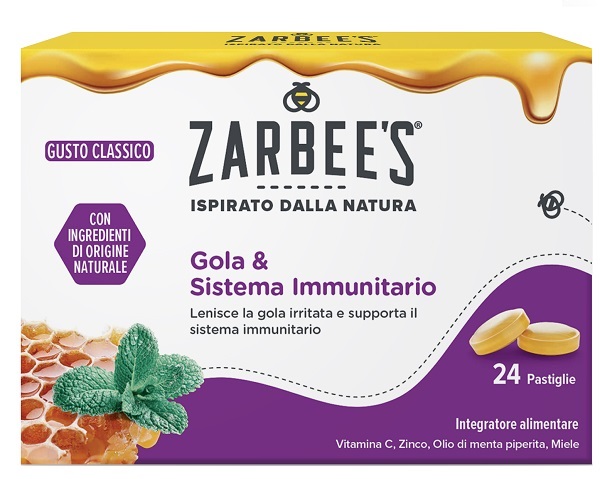 ZARBEE'S GOLA & SISTEMA IMMUNITARIO 24 PASTIGLIE - Antica Farmacia Ferrari