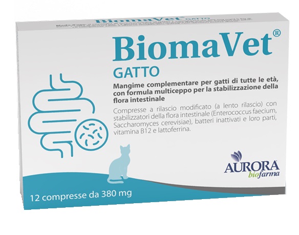 BIOMAVET GATTO 380MG 12 COMPRESSE - Antica Farmacia Ferrari
