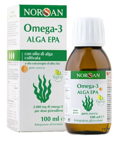 NORSAN OMEGA 3 ALGA EPA 100 ML - Antica Farmacia Ferrari