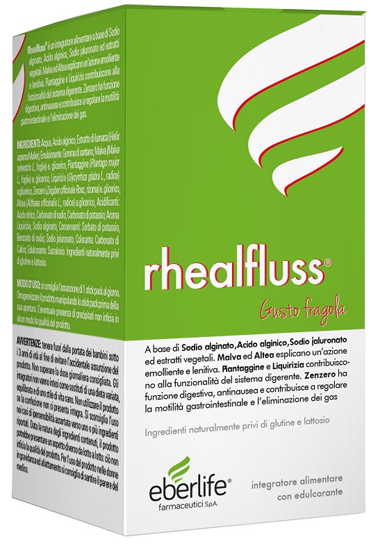 RHEALFLUSS FRAGOLA 20 STICKPACK DA 10 ML - Antica Farmacia Ferrari