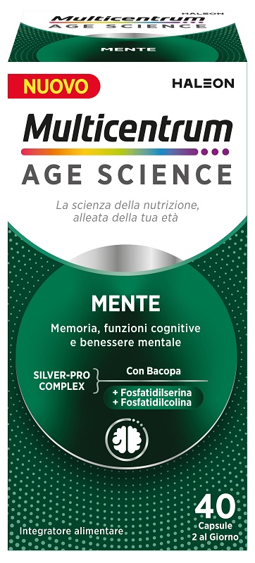 MULTICENTRUM AGE SCIENCE MENTE 40 CAPSULE - Antica Farmacia Ferrari