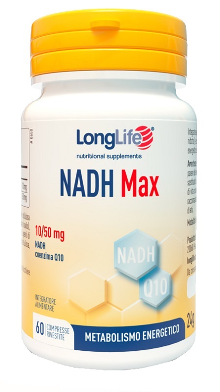 LONGLIFE NADH MAX 60 COMPRESSE RIVESTITE - Antica Farmacia Ferrari
