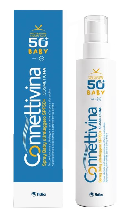 CONNETTIVINA SPRAY BABY ULTRALEGGERO SPF50+ 180 ML - Antica Farmacia Ferrari