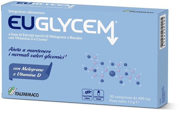 EUGLYCEM 30 COMPRESSE DA 400 MG SENZA GLUTINE SENZA LATTOSIO - Antica Farmacia Ferrari
