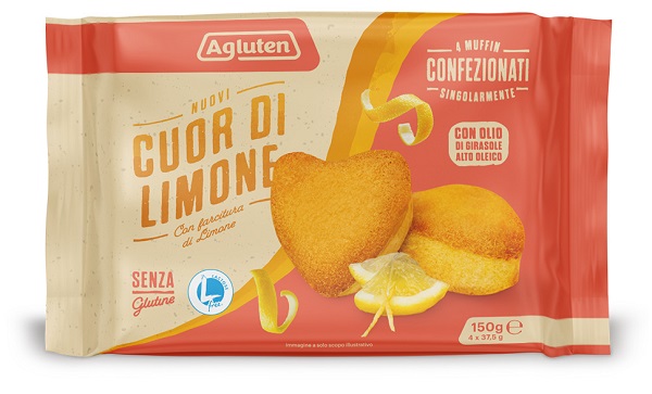 AGLUTEN NUOVI CUOR DI LIMONE 4 PEZZI DA 37,5 G - Antica Farmacia Ferrari