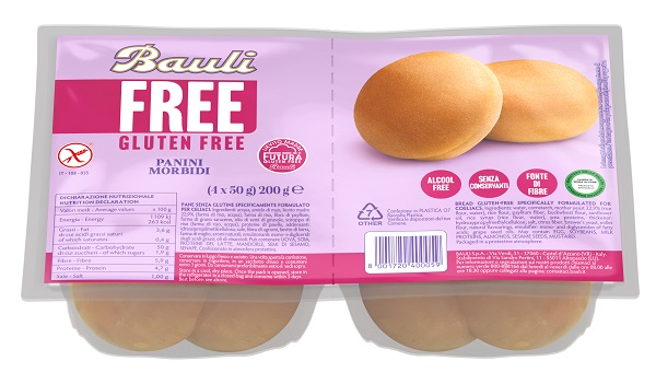 BAULI FREE PANINI MORBIDI 4 PEZZI DA 50 G - Antica Farmacia Ferrari