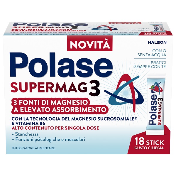 POLASE SUPERMAG3 18 STICK DA 2 G GUSTO CILIEGIA - Antica Farmacia Ferrari
