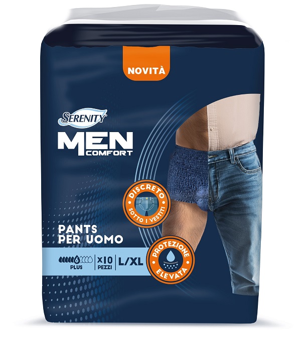 PANNOLONE A MUTANDINA SERENITY MEN COMFORT PLUS L/XL 10 PEZZI - Antica Farmacia Ferrari