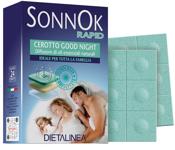 DIETALINEA SONNOK RAPID CEROTTO GOOD NIGHT 24 PEZZI - Antica Farmacia Ferrari