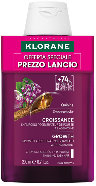 KLORANE SHAMPOO CHININA CRESCITA 200 ML PREZZO LANCIO - Antica Farmacia Ferrari