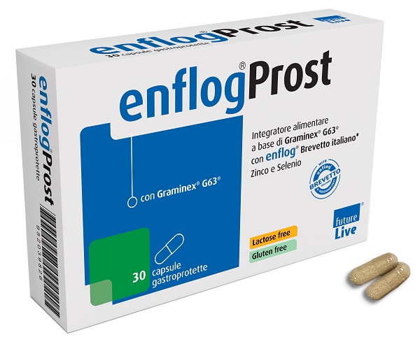 ENFLOGPROST 30 CAPSULE GASTROPROTETTE SENZA GLUTINE NATURALMENTE PRIVO DI LATTOSIO - Antica Farmacia Ferrari