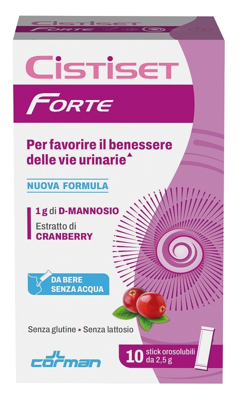 CISTISET FORTE 10 STICK OROSOLUBILI 2,5 G SENZA GLUTINE SENZA LATTOSIO - Antica Farmacia Ferrari