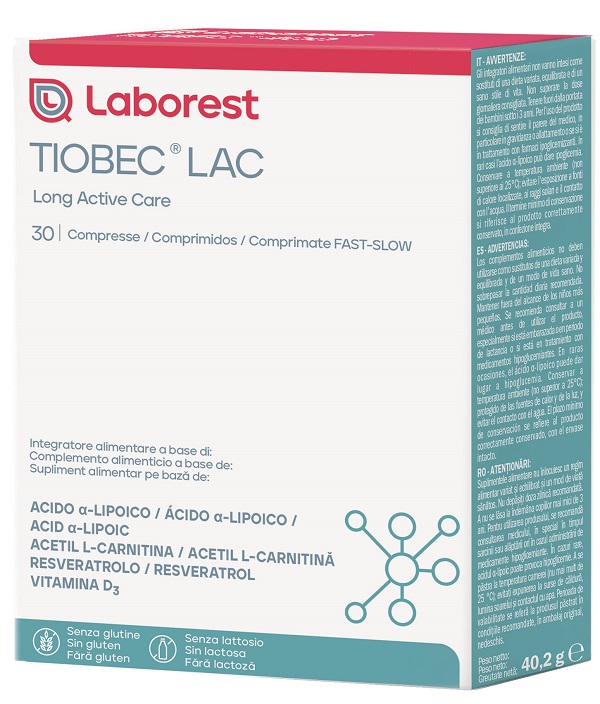 TIOBEC LAC 30 COMPRESSE - Antica Farmacia Ferrari