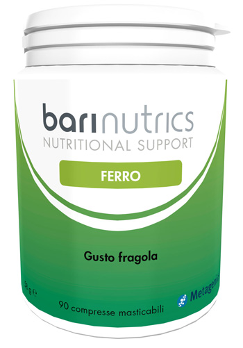 BARINUTRICS FERRO FRAGOLA ITA 90 COMPRESSE - Antica Farmacia Ferrari