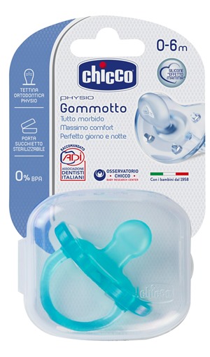 CHICCO GOMMOTTO IN SILICONE BOY 0-6 MESI 1 PEZZO - Antica Farmacia Ferrari