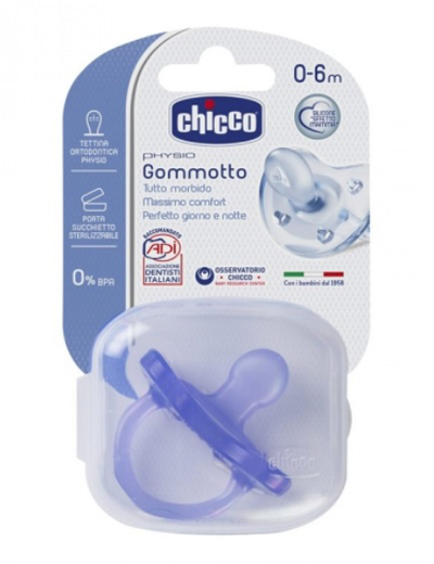 CHICCO GOMMOTTO IN SILICONE COLOR 0-6 MESI 1 PEZZO - Antica Farmacia Ferrari