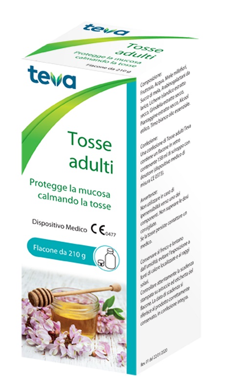 TOSSE ADULTI TEVA SCIROPPO 210 G - Antica Farmacia Ferrari
