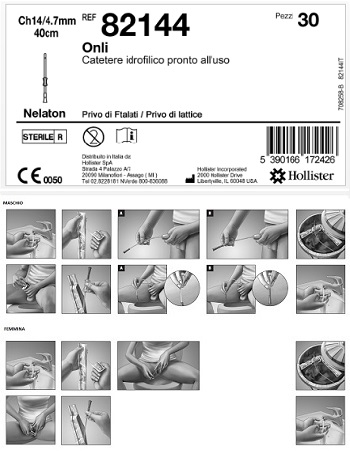 CATETERE IDROFILICO ONLI PRONTO ALL'USO 40 CM CH 14 30 PEZZI - Antica Farmacia Ferrari