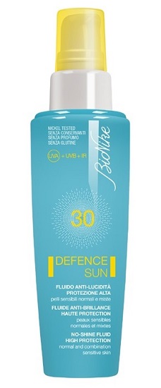 DEFENCE SUN 30 FLUIDO ANTI LUCIDITA' PROTEZIONE ALTA 50 ML - Antica Farmacia Ferrari