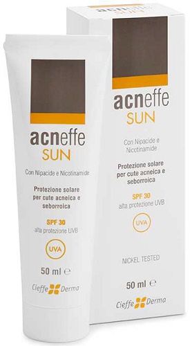 ACNEFFE SUN SPF 30 ALTA PROTEZIONE UVB PER CUTE ACNEICA E SEBORROICA 50 ML - Antica Farmacia Ferrari