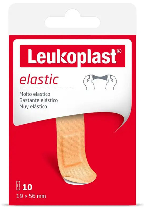 LEUKOPLAST ELASTIC 56X19 10 PEZZI - Antica Farmacia Ferrari