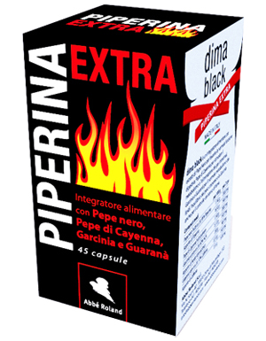 PIPERINA EXTRA DIMA BLACK 45 CAPSULE - Antica Farmacia Ferrari
