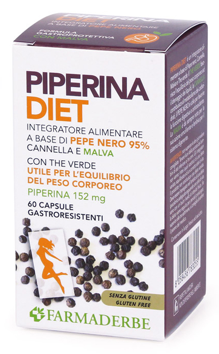 PIPERINA DIET 60 COMPRESSE - Antica Farmacia Ferrari