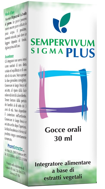 SEMPERVIVUM SIGMA PLUS 30 ML - Antica Farmacia Ferrari