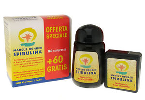 SPIRULINA MARCUS ROHRER 180 COMPRESSE + OF - Antica Farmacia Ferrari