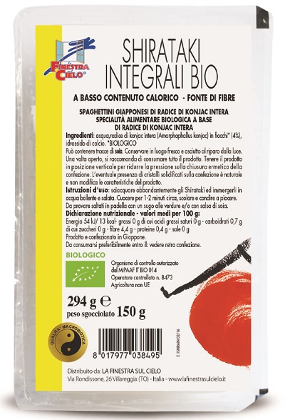 SHIRATAKI INTEGRALI BIO 150 G - Antica Farmacia Ferrari