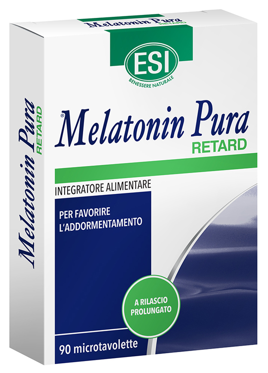 ESI MELATONIN PURA RETARD 90 MICROTAVOLETTE - Antica Farmacia Ferrari