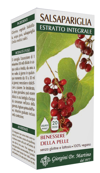 SALSAPARIGLIA ESTRATTO INTEGRALE 200 ML - Antica Farmacia Ferrari