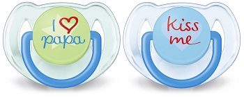 SUCCHIETTO LOVE 6-18 MESI MASCHIO 2 PEZZI - Antica Farmacia Ferrari