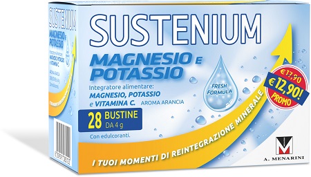 SUSTENIUM MAGNESIO POTASSIO 28 BUSTINE PROMO - Antica Farmacia Ferrari