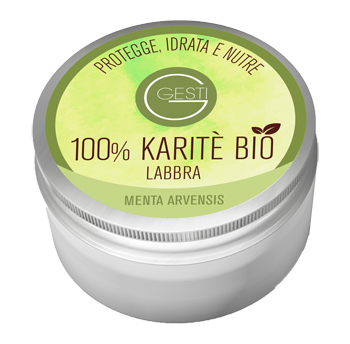 GESTI 100% KARITE' BIO 10 ML MENTA ARVENSIS LABBRA - Antica Farmacia Ferrari