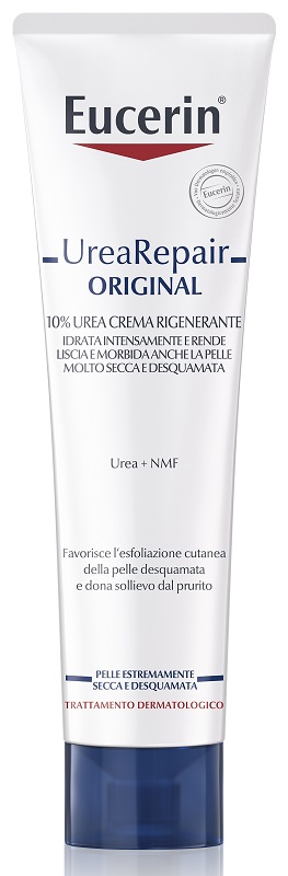 EUCERIN UREAREPAIR ORIGINAL CREMA RIGENERANTE 10% UREA 100 ML TRAVEL SIZE - Antica Farmacia Ferrari