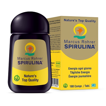 SPIRULINA MARCUS ROHRER RICARICA 180 COMPRESSE - Antica Farmacia Ferrari