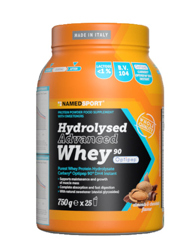 HYDROLYSED ADVANCED WHEY CHOCO ALMOND 750 G - Antica Farmacia Ferrari