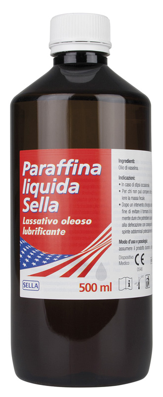 PARAFFINA LIQUIDA MD LASSATIVO 500 ML SELLA - Antica Farmacia Ferrari