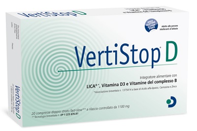VERTISTOP D 20 COMPRESSE DA 1100 MG - Antica Farmacia Ferrari