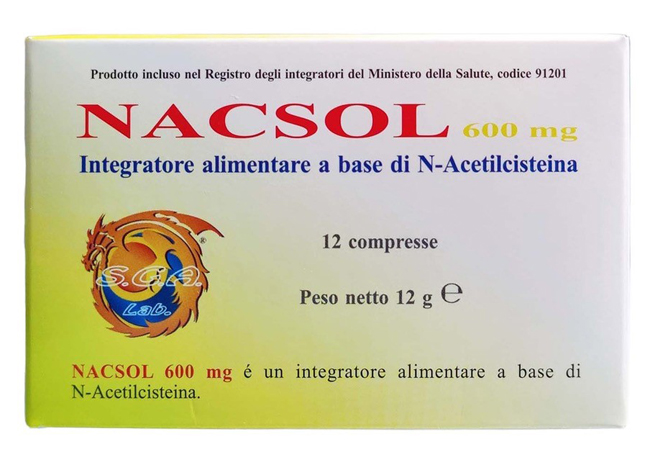 NACSOL 12 COMPRESSE - Antica Farmacia Ferrari