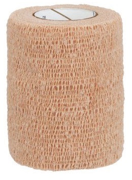 BENDA ELASTICA COMPRESSIVA AUTOADESIVA COBAN 7,5X200CM IN ESTENSIONE 7,5X450CM COLORE CARNE - Antica Farmacia Ferrari