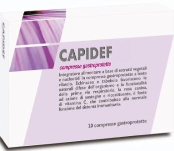 CAPIDEF 20 COMPRESSE GASTROPROTETTE - Antica Farmacia Ferrari